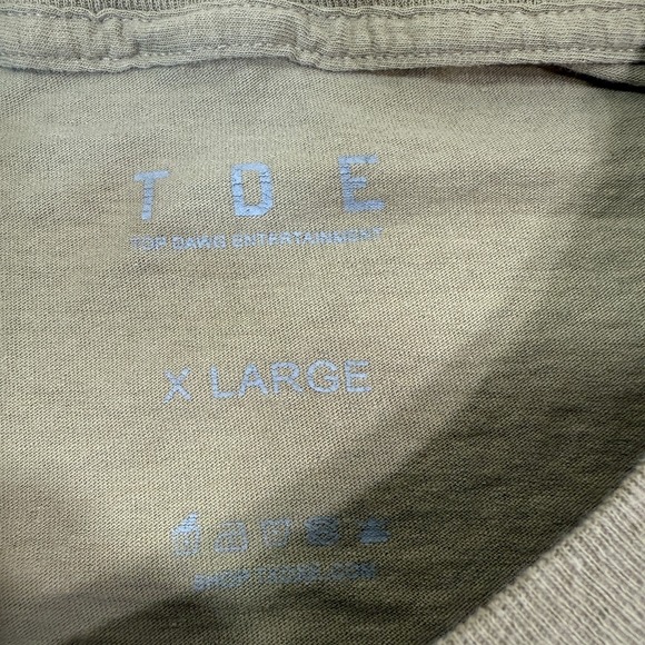 Top Dawg Shirt Men XL Tan Long Sleeve SiR November Graphic Arm Hip Hop TDE‎ - Picture 3 of 10